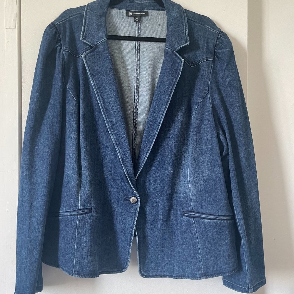INC - PLUS SIZE 3X - Denim Jacket